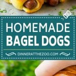 Bagel Dogs Recipe | Hot Dogs #bagel #hotdogs #dinner #lunch #sadud