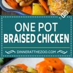 Braised Chicken with Carrots and Potatoes Recipe | One Pot Meal | Chicken with Potatoes #chicken #chickenthighs #onepot #potatoes #carrots #dinner #sadud