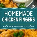 Homemade Chicken Fingers Recipe | Chicken Tenders | Fried Chicken #chicken #friedchicken #dinner #appetizer #sadud