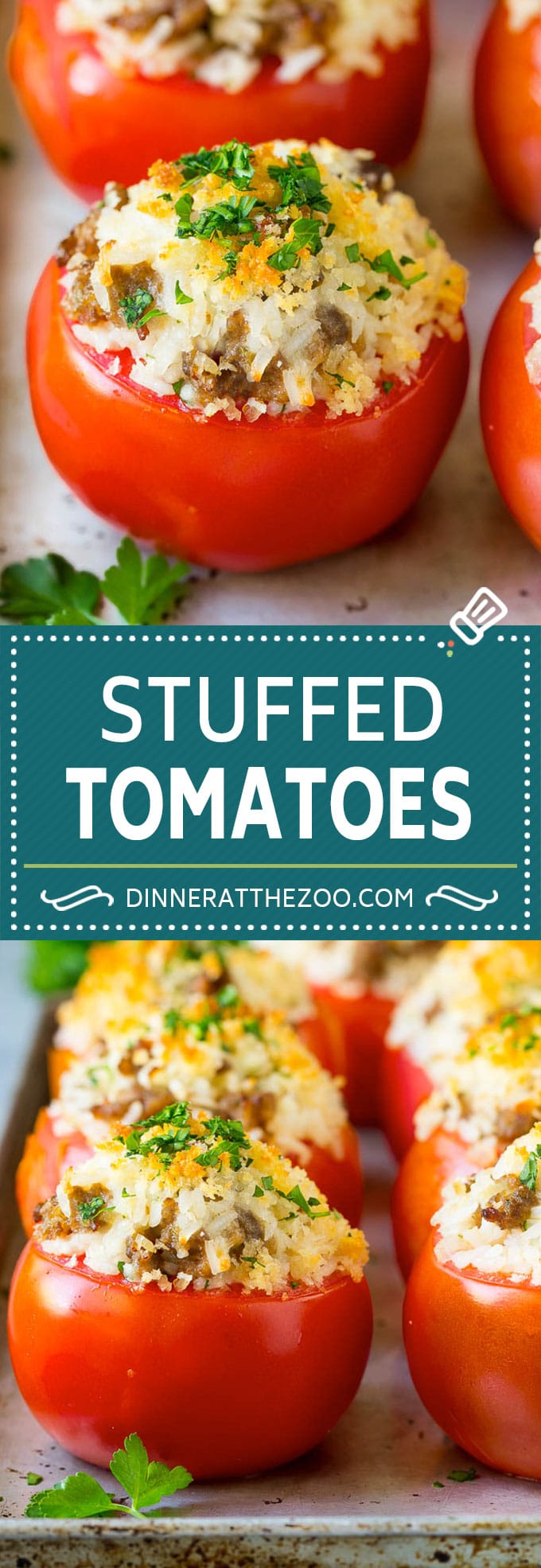 Stuffed Tomatoes Recipe | Sausage Stuffed Tomatoes #tomatoes #sausage #rice #dinner #sadud