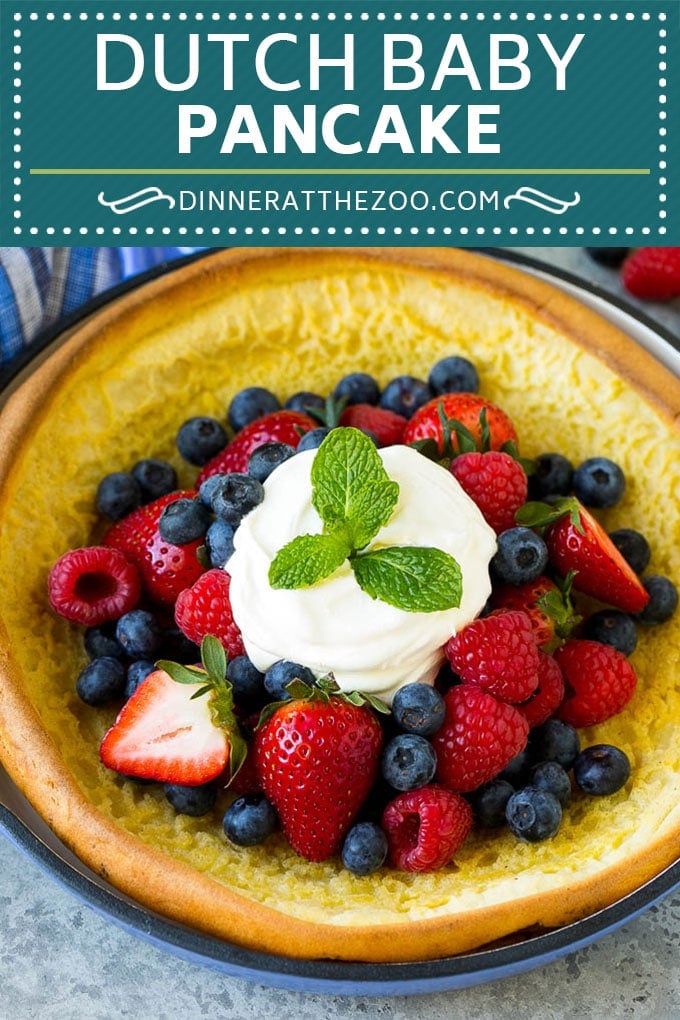 Dutch Baby Pancake Recipe | Puffed Pancake | Skillet Pancake #pancakes #breakfast #brunch #sadud