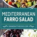 Farro Salad Recipe | Healthy Salad #salad #healthy #cleaneating #farro #dinner #sadud