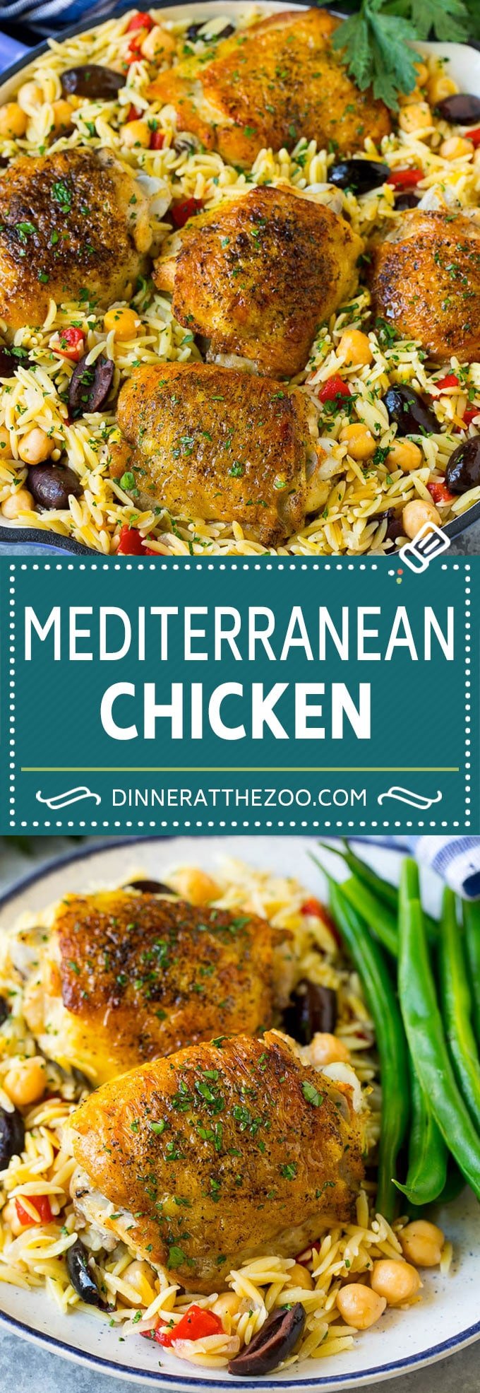 Mediterranean Chicken Recipe | One Pot Chicken #chicken #pasta #healthy #onepot #dinner #sadud