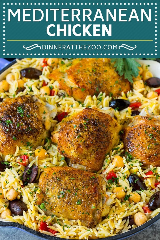 Mediterranean Chicken Recipe | One Pot Chicken #chicken #pasta #healthy #onepot #dinner #sadud