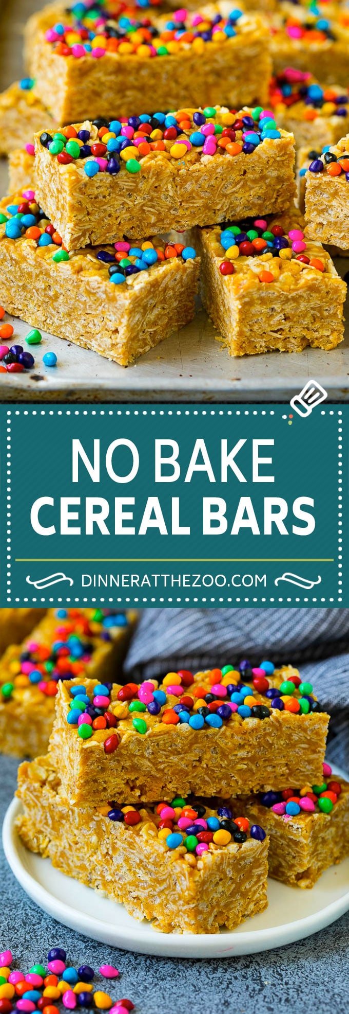 Cereal Bars Recipe | No Bake Bars | Peanut Butter Bars #cereal #breakfast #mealprep #peanutbutter #oatmeal #sadud