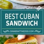 Cuban Sandwich Recipe #sandwich #pork #ham #cheese #pickles #lunch #dinner #sadud
