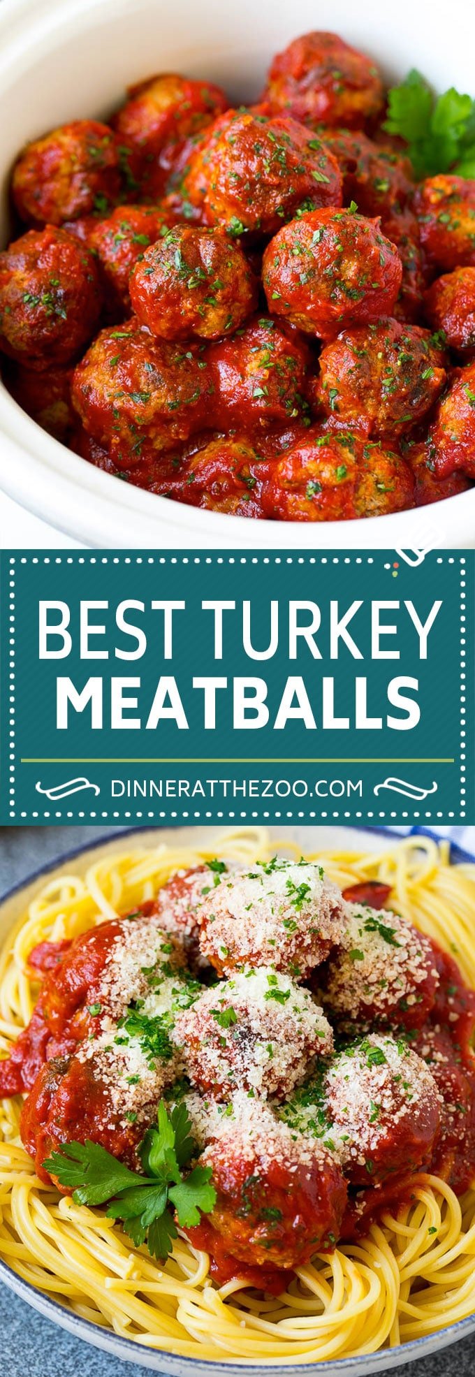 Slow Cooker Turkey Meatballs | Spaghetti and Meatballs #crockpot #slowcooker #turkey #meatballs #dinner #sadud