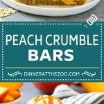 Peach Crumble Bars | Peach Bars | Peach Dessert #peaches #dessert #sweets #baking #sadud
