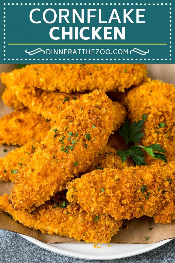 Cornflake Chicken Recipe | Chicken Fingers #chicken #dinner #sadud