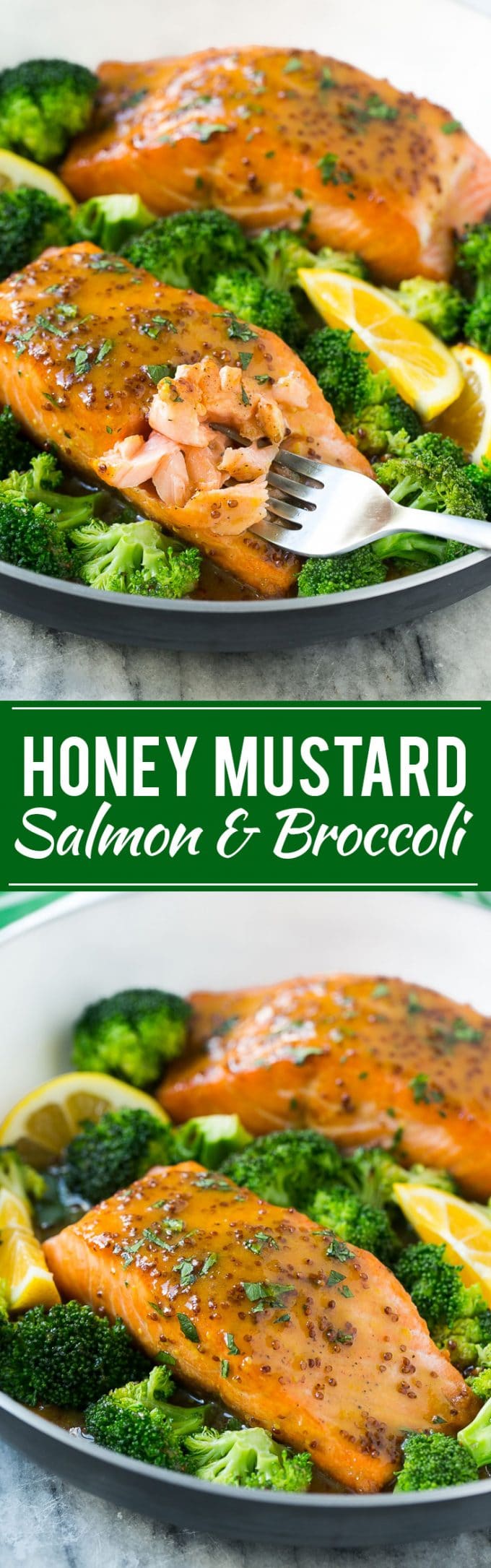 Honey Mustard Salmon Recipe | Salmon and Broccoli | Seared Salmon | One Pot Meal #onepotmeal #salmon #broccoli #dinner #sadud