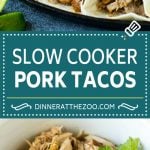 Pork Tacos Recipe | Slow Cooker Tacos #tacos #pork #slowcooker #crockpot #salsa #dinner #sadud