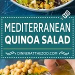 Mediterranean Quinoa Salad Recipe | Healthy Quinoa Salad | Chopped Salad #quinoa #healthy #cleaneating #lunch #dinner #sadud