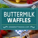 Buttermilk Waffles Recipe | Homemade Waffles #waffles #breakfast #brunch #sadud
