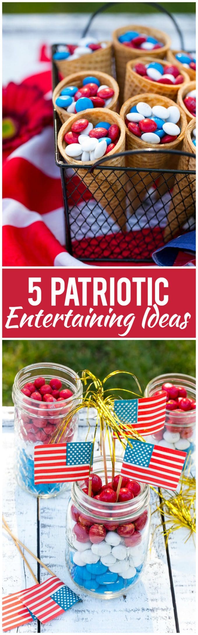 Patriotic Entertaining Ideas #4thofJuly #dessert #sadud #memorialday #patriotic