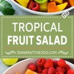 Tropical Fruit Salad Recipe | Easy Fruit Salad | Best Fruit Salad #fruit #salad #sadud #healthy