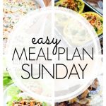 Easy Meal Plan Sunday Week 51