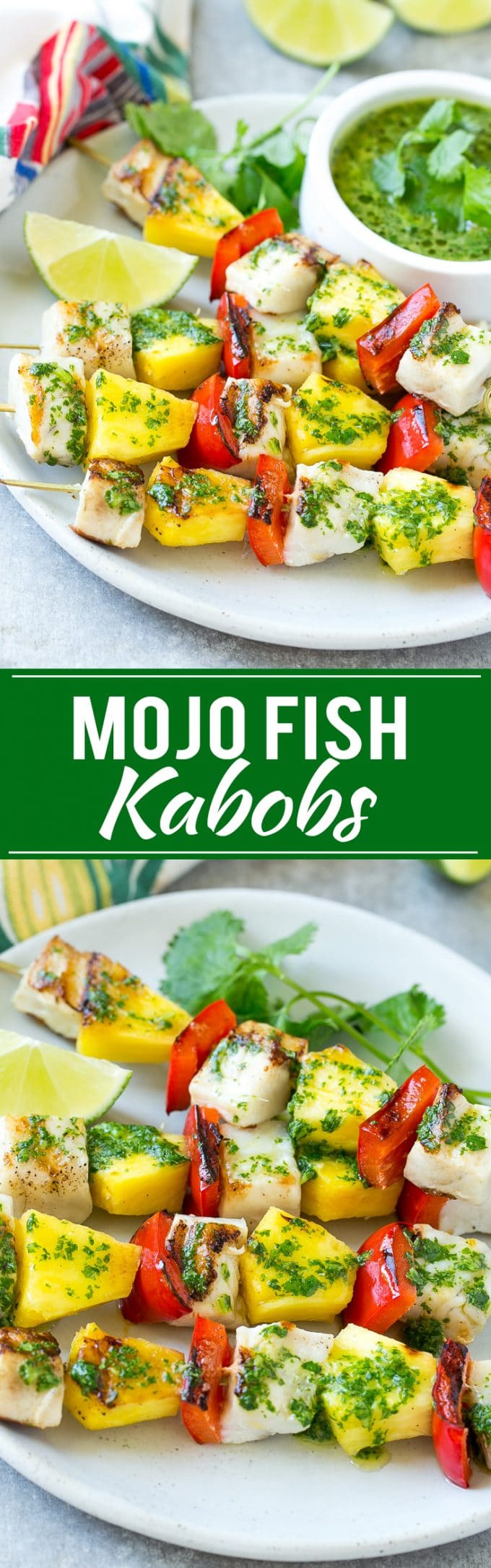 Mojo Fish Kabobs Recipe | Grilled Fish Recipe | Fish Kabobs | Mojo Recipe #kabobs #skewers #grilling #fish #dinner #sadud