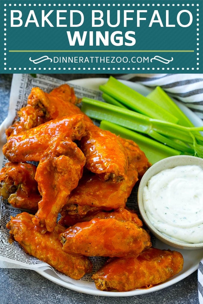 Baked Buffalo Wings Recipe | Buffalo Chicken Wings | Crispy Baked Chicken Wings #chicken #chickenwings #buffalochicken #appetizer #sadud