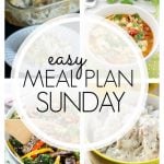 Easy Meal Plan Sunday Week 69
