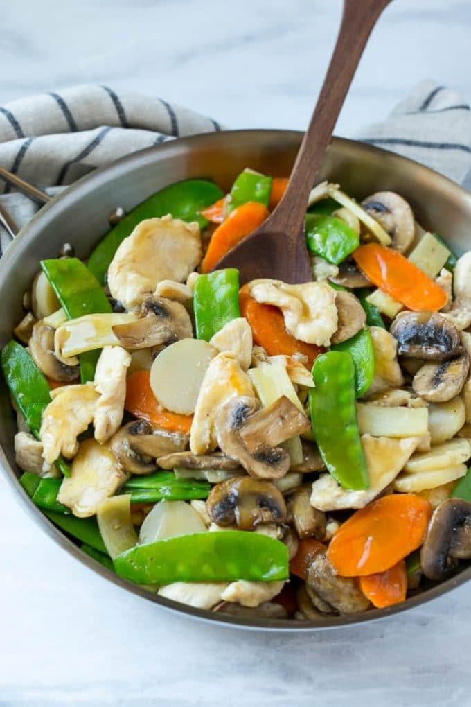 Chicken & Mushroom Stir Fry