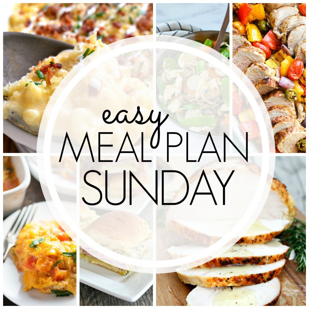 Easy Meal Plan Sunday - Week 74