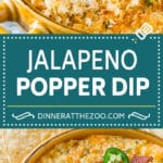 Jalapeno Popper Dip #jalapeno #dip #bacon #cheese #appetizer #sadud