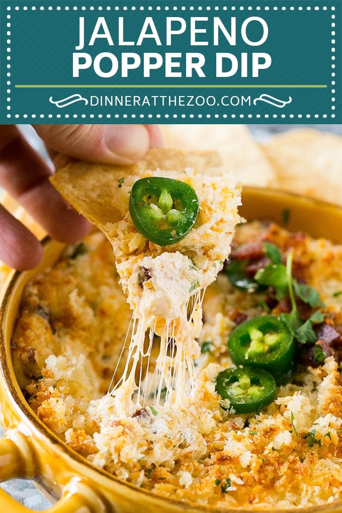 Jalapeno Popper Dip #jalapeno #dip #bacon #cheese #appetizer #sadud