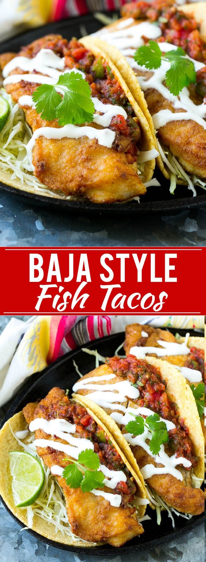Baja Fish Tacos Recipe | Fried Fish Tacos | Crispy Fish Tacos | Easy Fish Tacos Recipe #fish #tacos #dinner #sadud