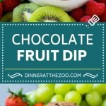 Chocolate Fruit Dip Recipe | Chocolate Dip | Dessert Dip #chocolate #dip #fruit #dessert #glutenfree #sadud