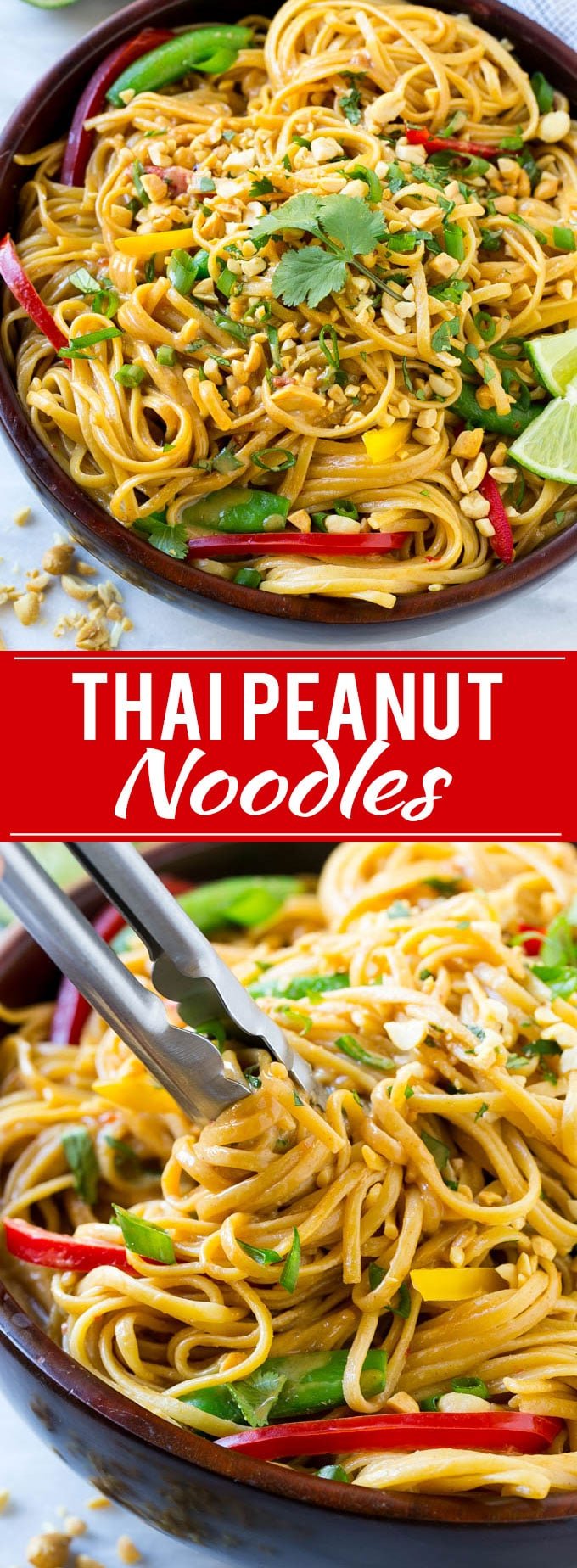 Thai Peanut Noodles Recipe | Asian Noodles | Thai Noodles | Peanut Sauce #noodles #thaifood #peanuts #vegetarian #dinner #lunch #sadud