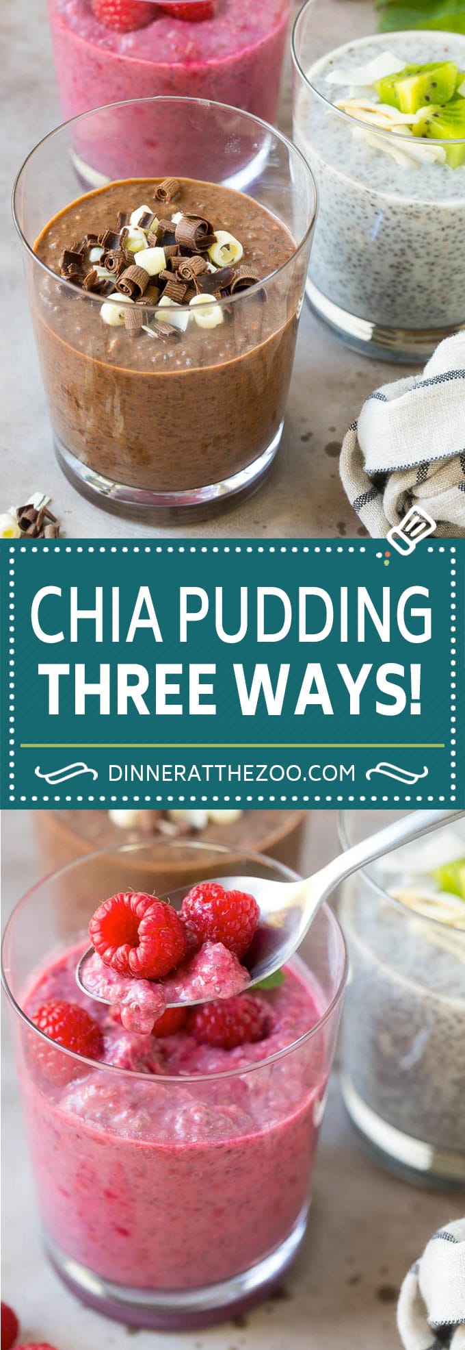 Chia Pudding Recipe | Chocolate Chia Pudding | Coconut Chia Pudding | Raspberry Chia Pudding #chia #pudding #breakfast #dessert #vegan #glutenfree #dairyfree #sadud
