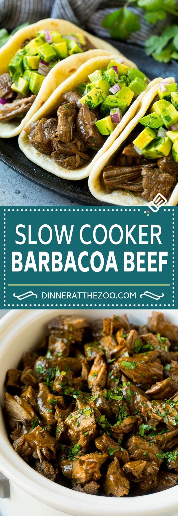 Slow Cooker Barbacoa | Beef Tacos | Crock Pot Beef Tacos #beef #tacos #crockpot #slowcooker #dinner #avocado #sadud