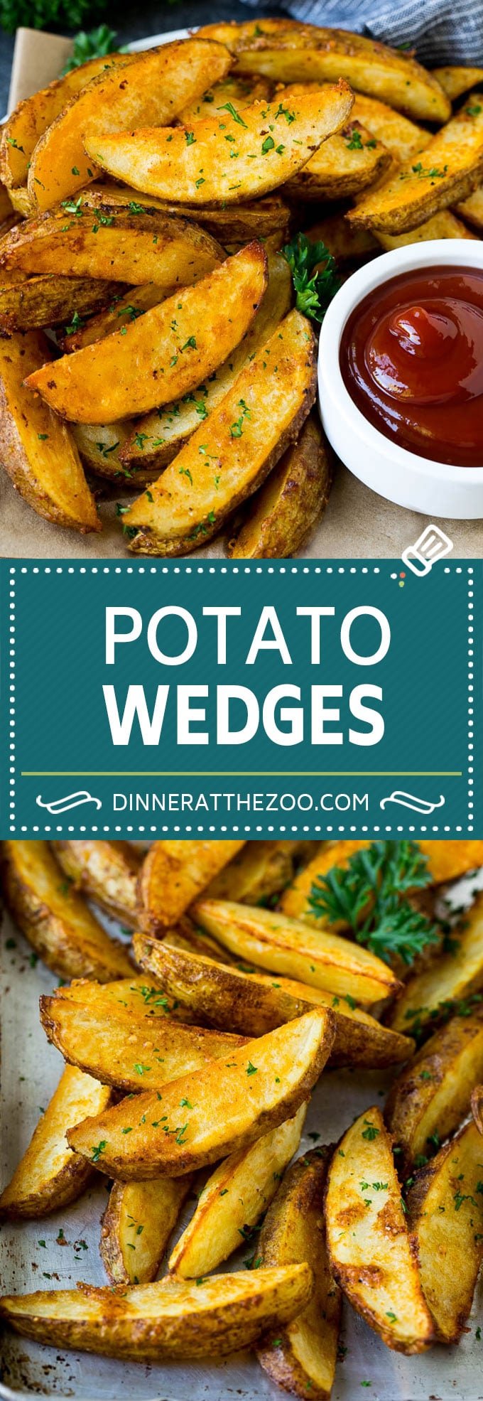 Baked Potato Wedges Recipe | Baked French Fries #potatoes #fries #sidedish #dinner #sadud