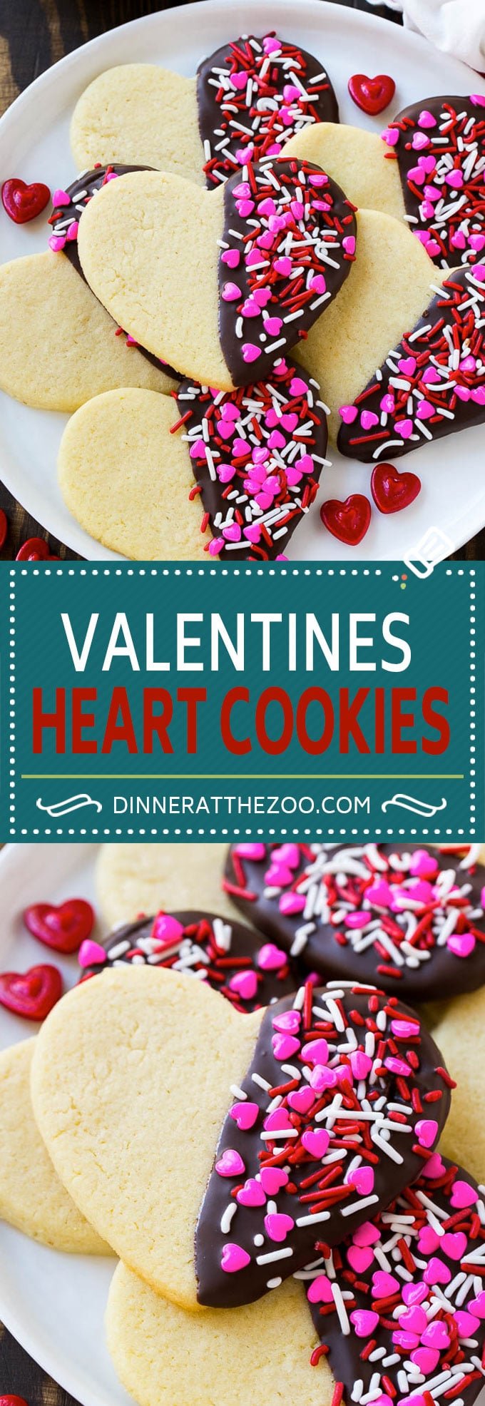 Heart Cookies Recipe | Heart Sugar Cookies | Valentine's Day Cookies | Heart Shaped Sugar Cookies | Valentine's Day Dessert #hearts #cookies #sugarcookies #valentinesday #sprinkles #dessert #sadud