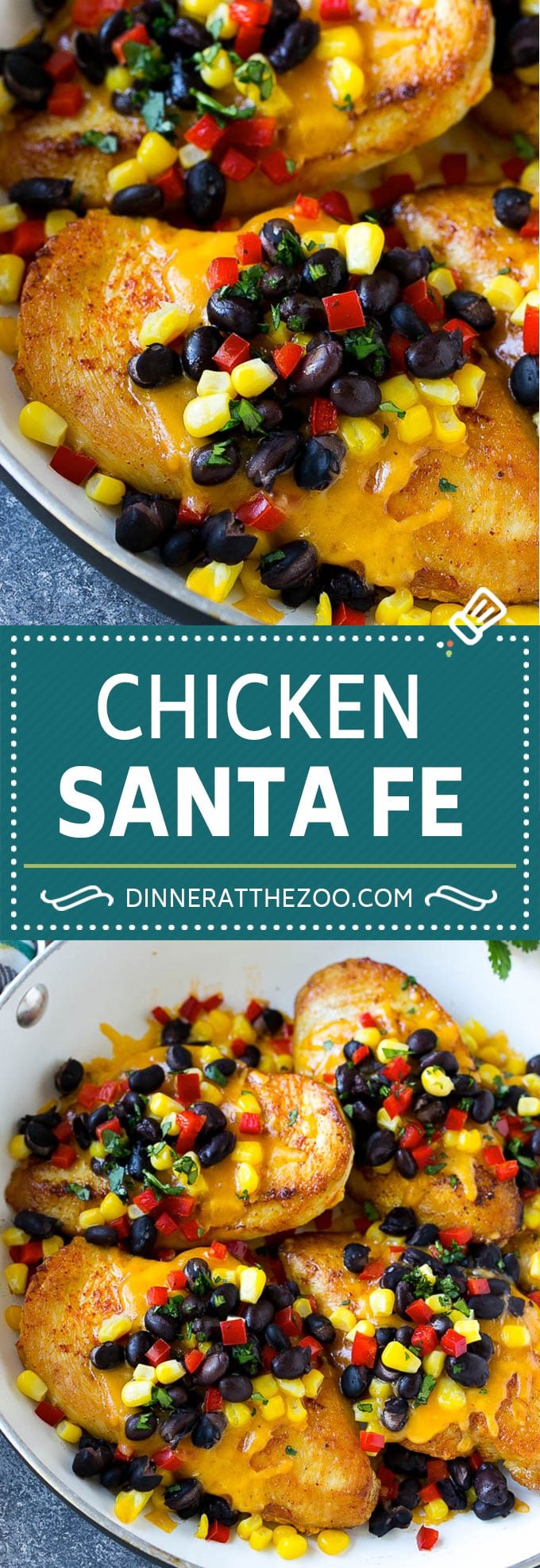Chicken Santa Fe Recipe | Mexican Chicken | Santa Fe Chicken | Easy Chicken Recipe #chicken #glutenfree #beans #cheese #sadud