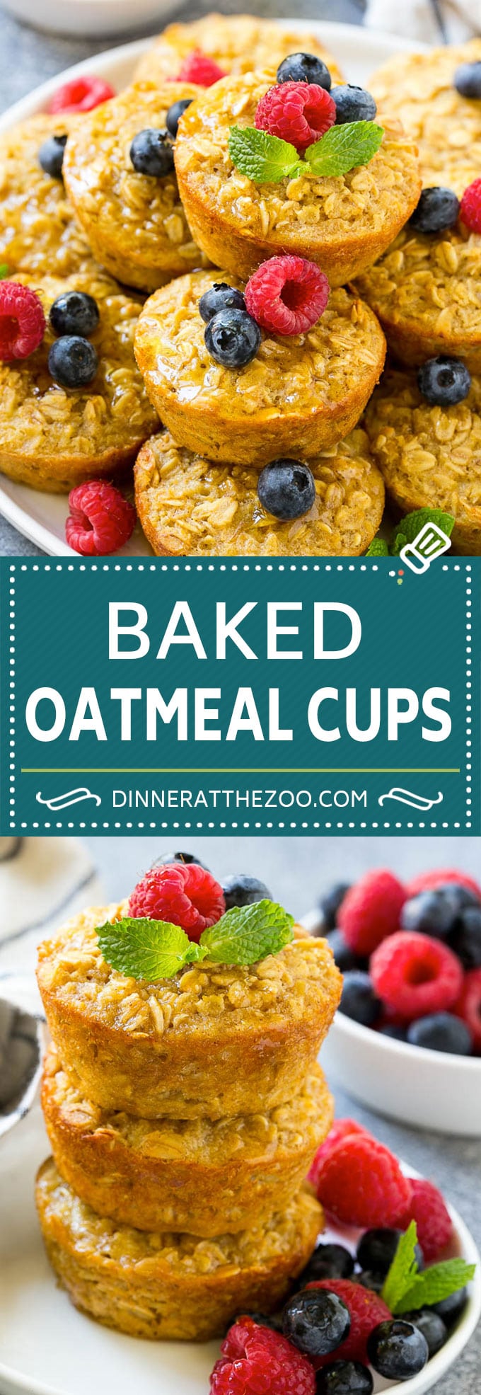 Baked Oatmeal Cups Recipe | Baked Oatmeal | Meal Prep Oatmeal | Oatmeal Muffins #oatmeal #breakfast #sadud