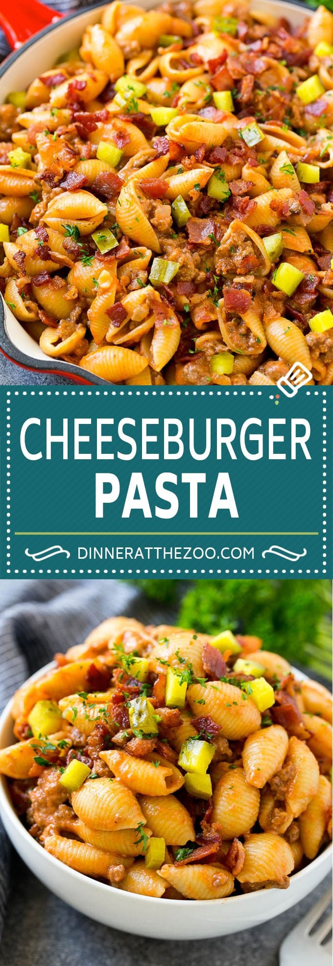 Cheeseburger Pasta | Hamburger Pasta | Ground Beef Pasta #cheeseburger #bacon #pasta #sadud