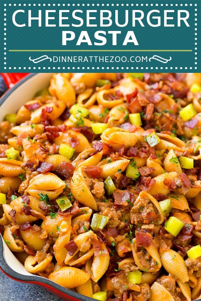 Cheeseburger Pasta | Hamburger Pasta | Ground Beef Pasta #cheeseburger #bacon #pasta #sadud
