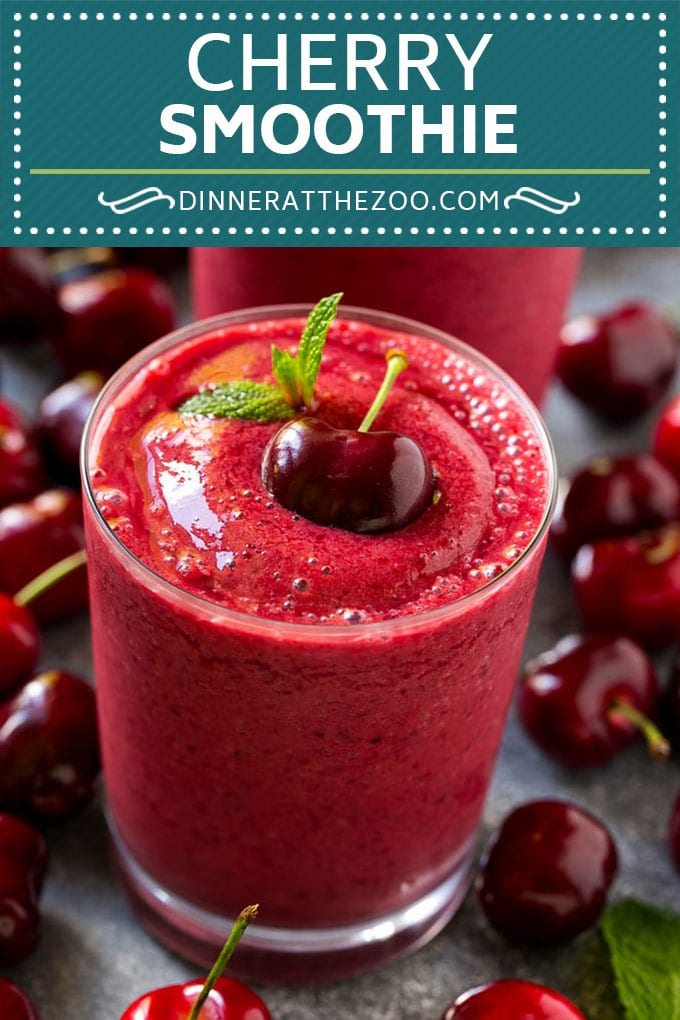 Cherry Smoothie Recipe | Healthy Smoothie | Easy Smoothie #cherry #smoothie #drink #sadud