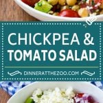 Chickpea Salad Recipe | Chickpea and Tomato Salad | Chickpea Avocado Salad | Summer Salad #salad #summer #recipes #sadud