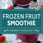 Frozen Fruit Smoothie | Berry Smoothie | Healthy Smoothie #fruit #smoothie #drink #sadud