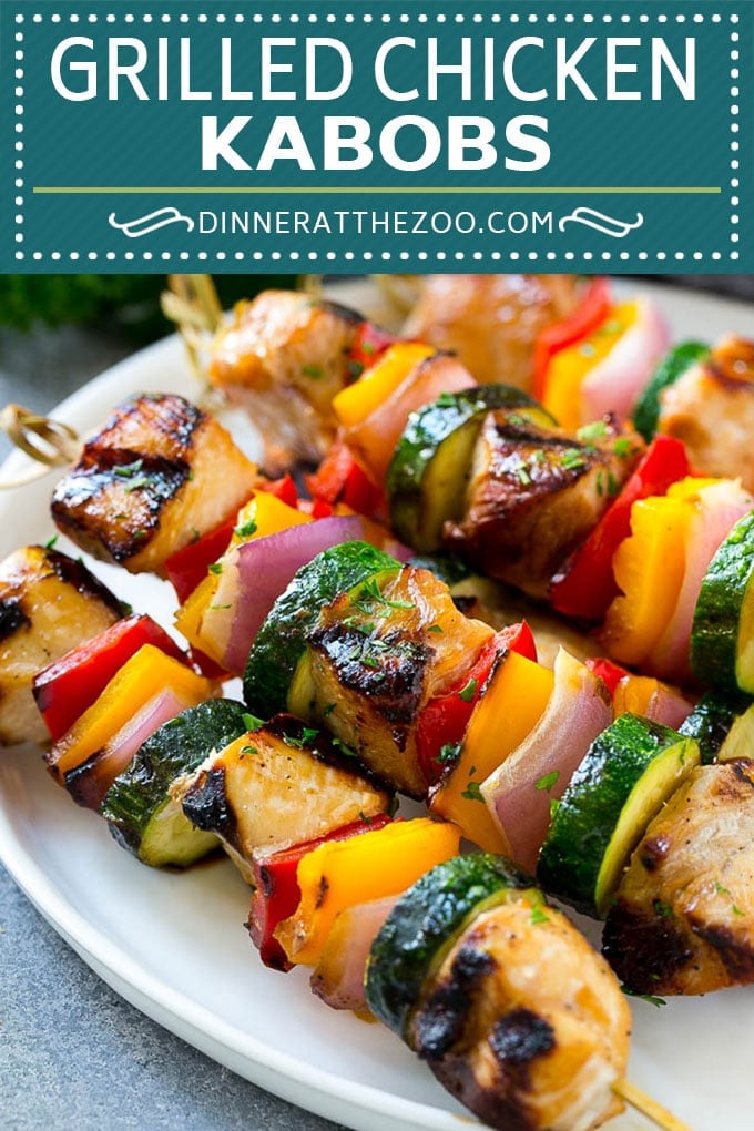 Grilled Chicken Kabobs Recipe | Chicken and Vegetable Kabobs | Grilled Chicken Skewers #grilling #chicken #kabobs #dinner #sadud