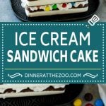 Ice Cream Sandwich Cake Recipe | Ice Cream Cake | Frozen Cake Recipe | No Bake Ice Cream Cake #icecream #cake #dessert #chocolate #sadud