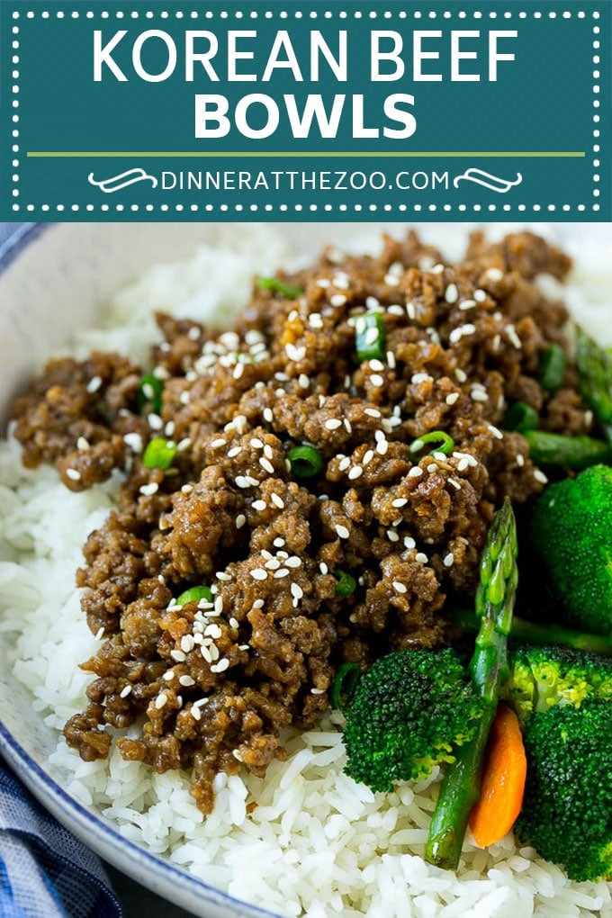 Korean Beef Bowls Recipe | Korean Ground Beef | Asian Beef Recipe | Rice Bowl #groundbeef #asianfood #rice #sadud