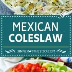 Mexican Coleslaw Recipe | Southwestern Coleslaw | Easy Coleslaw #coleslaw #mexicanfood #salad #sadud