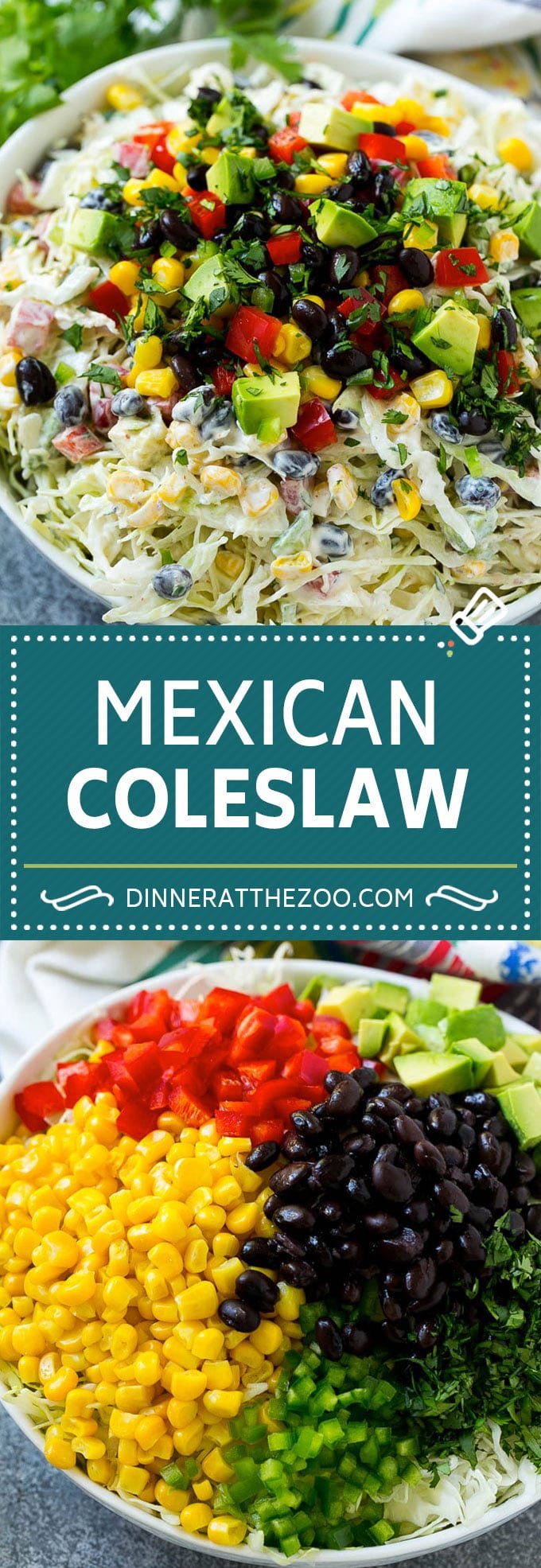 Mexican Coleslaw Recipe | Southwestern Coleslaw | Easy Coleslaw #coleslaw #mexicanfood #salad #sadud