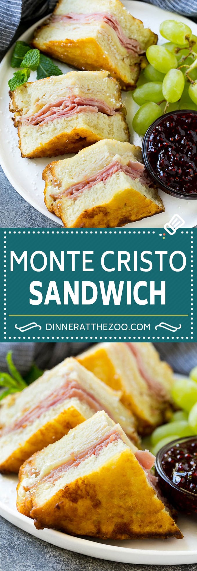 Monte Cristo Sandwich Recipe | Disneyland Monte Cristo Sandwich | Turkey Sandwich | Ham Sandwich #sandwich #sadud #turkeysandwich