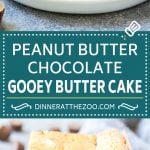 Peanut Butter Chocolate Gooey Butter Cake Recipe | Gooey Butter Cake | Peanut Butter Cake | Chocolate Peanut Butter Cake #cake #butter #peanutbutter #chocolate #dessert #sadud
