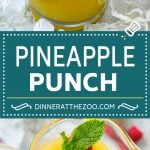 Pineapple Punch Recipe | Sparkling Punch | Fruit Punch | Pineapple Drink #pineapple #drink #sadud