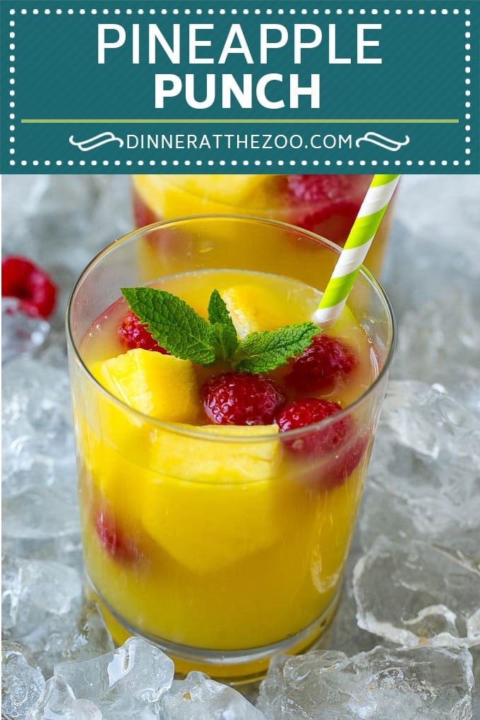 Pineapple Punch Recipe | Sparkling Punch | Fruit Punch | Pineapple Drink #pineapple #drink #sadud